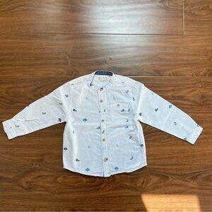 NEW!!! ZARA Kids Toddler Boy Collar Shirt w/ Pocket, Sizes 2-3Y